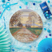 Herbstlicher Abend (von Ferdinand Hodler) Pappteller (Party)