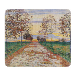 Herbstlicher Abend (von Ferdinand Hodler) Schneidebrett