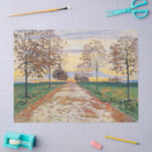 Herbstlicher Abend (von Ferdinand Hodler) Seidenpapier (Basteln)