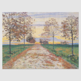 Herbstlicher Abend (von Ferdinand Hodler) Seidenpapier