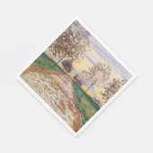 Herbstlicher Abend (von Ferdinand Hodler) Serviette (Ecke)