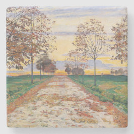 Herbstlicher Abend (von Ferdinand Hodler) Steinuntersetzer