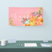 Herbstlicher Erntedank PInk Banner (Messe)