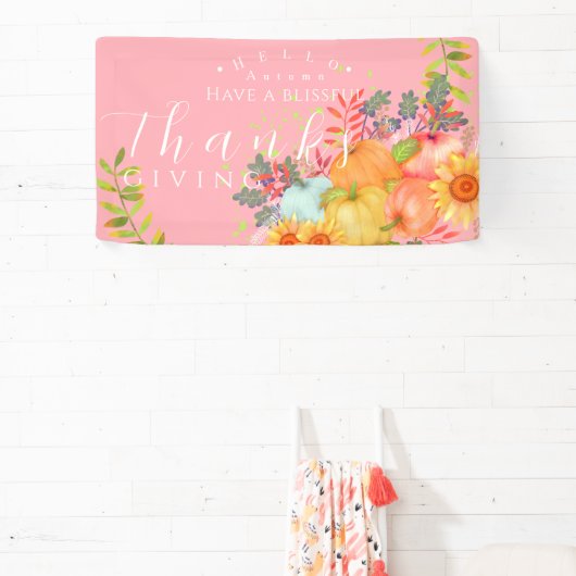 Herbstlicher Erntedank PInk Banner (InSitu)