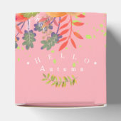 Herbstlicher Erntedank PInk Geschenkschachtel (Oben)