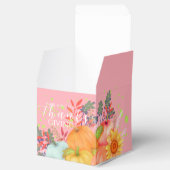 Herbstlicher Erntedank PInk Geschenkschachtel (Geöffnet)