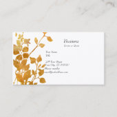 Herbstlicher faszinierender Blumenfluß in den Visitenkarte (Vorderseite)