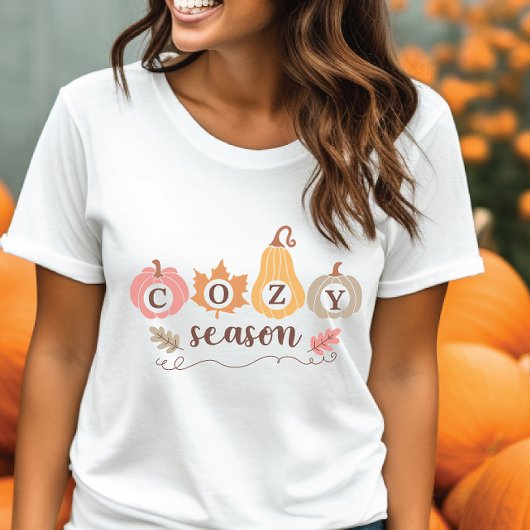 Herbstlicher gemütlicher T - Shirt
