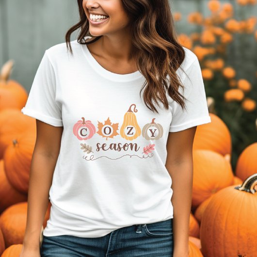 Herbstlicher gemütlicher T - Shirt