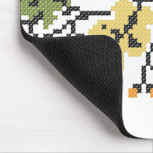 Herbstlicher Hintergrund Mousepad (Ecke)
