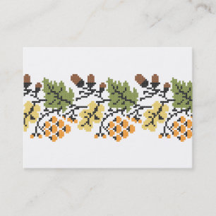 Herbstlicher Hintergrund Visitenkarte