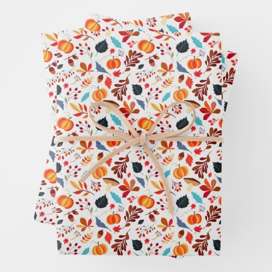 Herbstlicher Kürbis und Blatt (Beispiel)