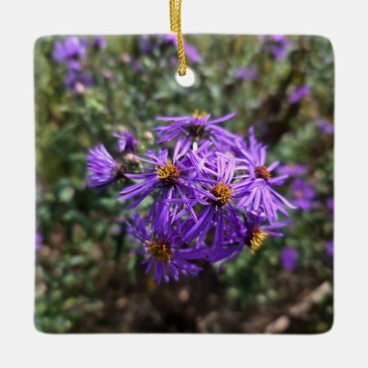 Herbstlicher Purpurglanz Keramikornament (Vorderseite)