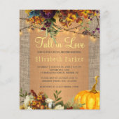 Herbstlicher Rückgang des Blumenhaushalts-Brautpar (Vorderseite)