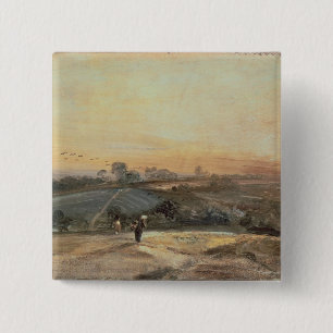 Herbstlicher Sonnenuntergang John Constables   Button