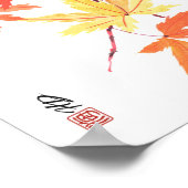 Herbstlicher Stiller Tanz Poster (Ecke)