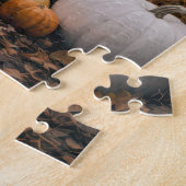 Herbstliches Bauernhof-Tor mit Bogen Puzzle (Seite)