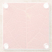 Herbstliches Blatt Glasuntersetzer (Rückseite)