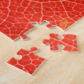 Herbstliches Blatt Puzzle (Seite)