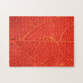 Herbstliches Blatt Puzzle (Horizontal)