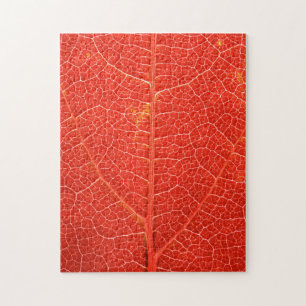 Herbstliches Blatt Puzzle
