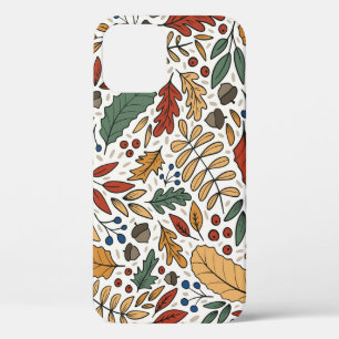 Herbstliches Blattquadrat-Design Case-Mate iPhone Hülle