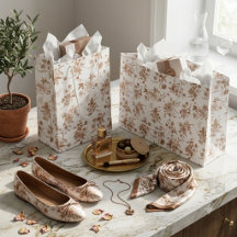 Herbstliches Blumen-Toile-Muster