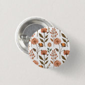 Herbstliches Blumenarrangement Button (Vorne & Hinten)
