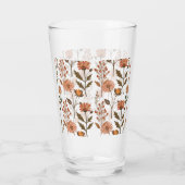 Herbstliches Blumenarrangement Glas (Rückseite)