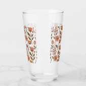 Herbstliches Blumenarrangement Glas (Links)