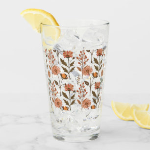 Herbstliches Blumenarrangement Glas