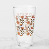 Herbstliches Blumenarrangement Glas (Vorderseite)