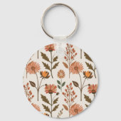 Herbstliches Blumenarrangement Schlüsselanhänger (Vorderseite)