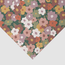 Herbstliches Blumenmuster 
