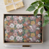 Herbstliches Blumenmuster  Seidenpapier (Geschenk)