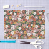 Herbstliches Blumenmuster  Seidenpapier (Handwerk)