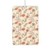 Herbstliches Blütenmosaik Autolufterfrischer (Vorderseite)