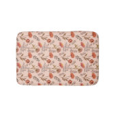 Herbstliches Blütenmosaik Badematte (Vorderseite)