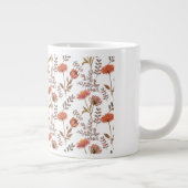 Herbstliches Blütenmosaik Jumbo-Tasse (Rechts)