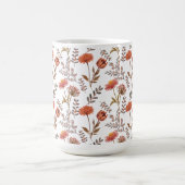 Herbstliches Blütenmosaik Kaffeetasse (Mittel)