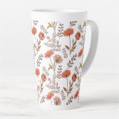 Herbstliches Blütenmosaik Milchtasse (Rechte Ecke)