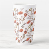 Herbstliches Blütenmosaik Milchtasse (Vorderseite)