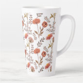 Herbstliches Blütenmosaik Milchtasse (Rechts)