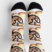Herbstliches Eichhörnchen Spiel Socken (Oben)