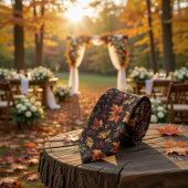 Herbstliches Erbe Blätter Luxus Herbst Krawatte