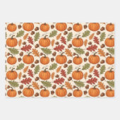 Herbstliches Erntedankfest Geschenkpapier Set (Vorderseite 2)