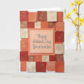 Herbstliches Muttertagskarten-Design Karte (Gelbe Blume)