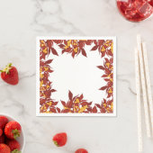 Herbstliches Papier Serviette (Beispiel)