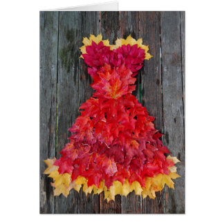 herbstliches Partykleid