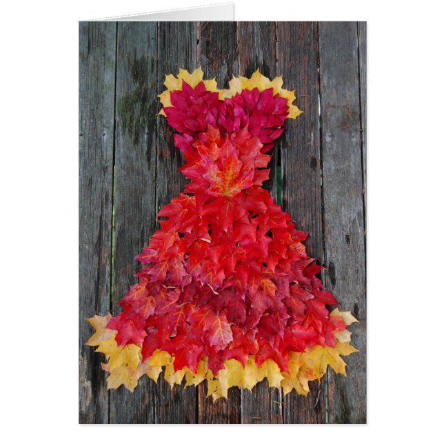 herbstliches Partykleid (Vorne)